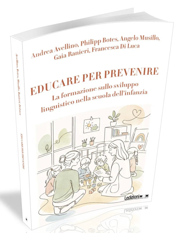 Copertina del libro Educare per prevenire, di cui Francesca Di Luca è coautrice